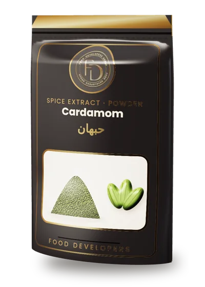 Cardamom spice extract powder package by Food Developers