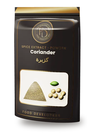 Coriander spice extract powder package by Food Developers