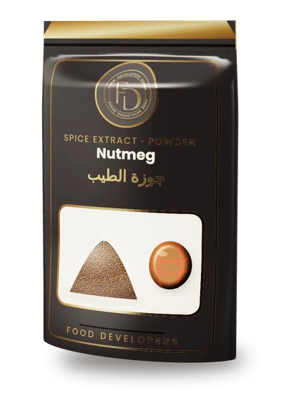 Nutmeg spice extract powder package by Food Developers