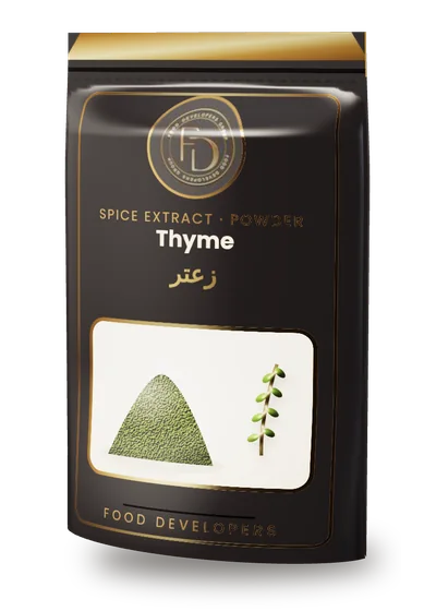 Thyme spice extract powder package by Food Developers