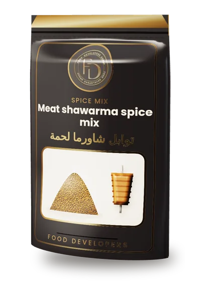 Meat shawarma spice mix package by Food Developers