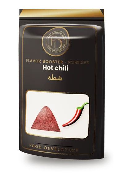 Hot chili powder flavor booster package by Food Developers